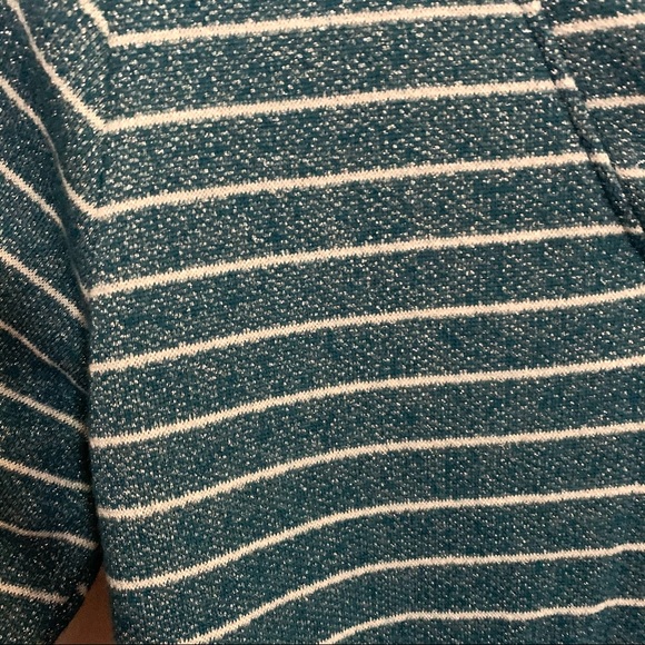 St. John’s Bay stripe pullover hooded sweater - Picture 5 of 5